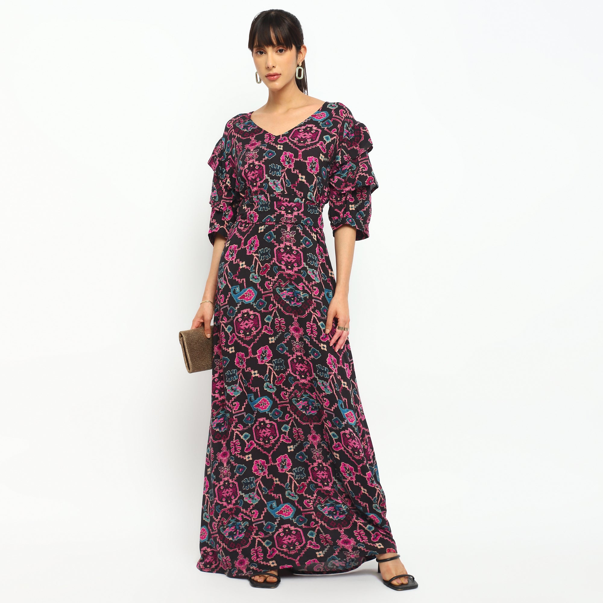 Bold Bloom Maxi Dress